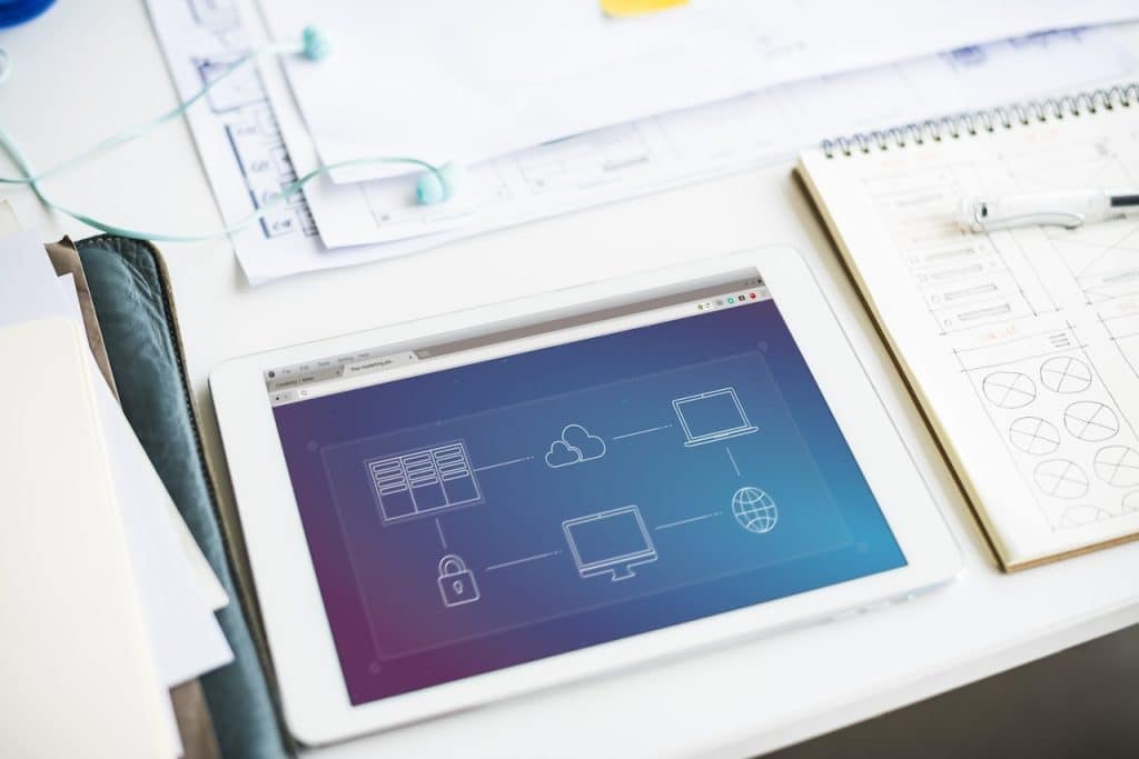 remote device management software on tablet